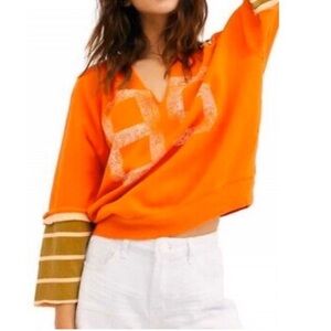 Free People Varsity Pullover 🌺💥